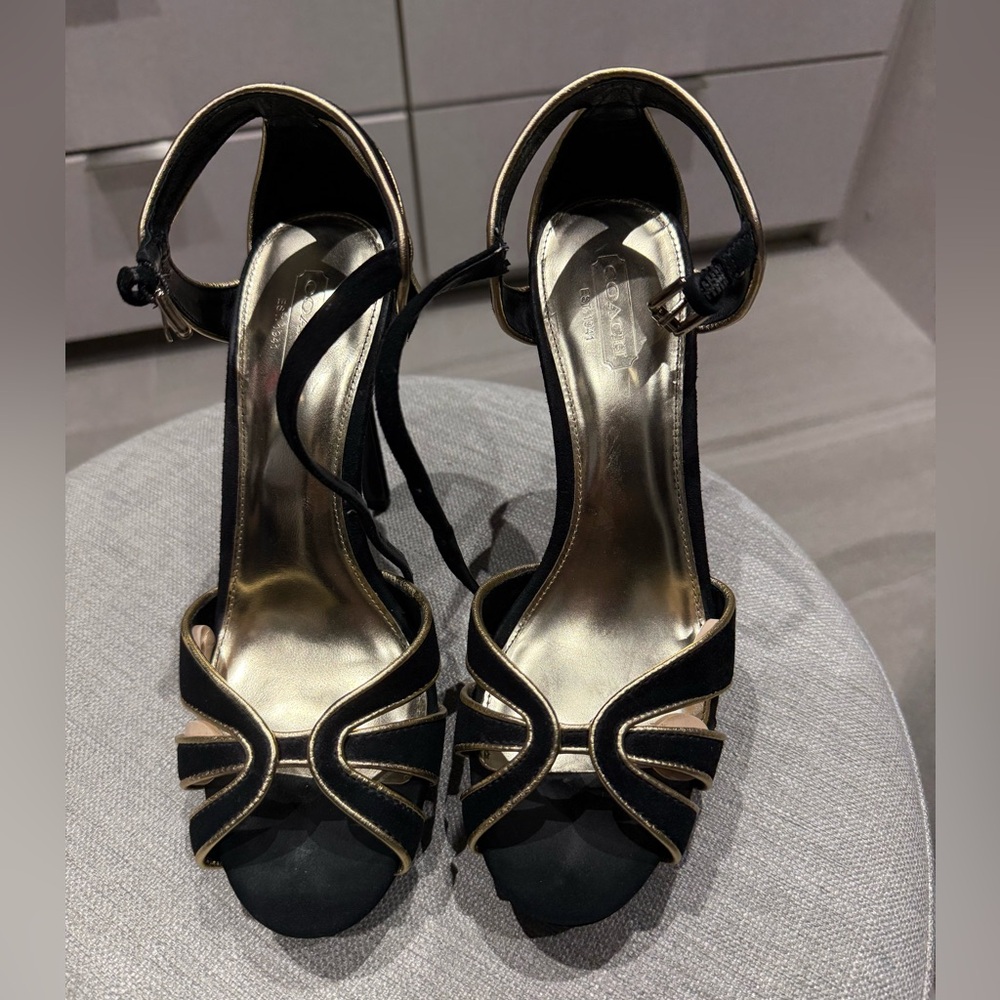 Coach Black Heels